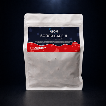 Бойли варені Strawberry 20 mm 1kg 7699 фото